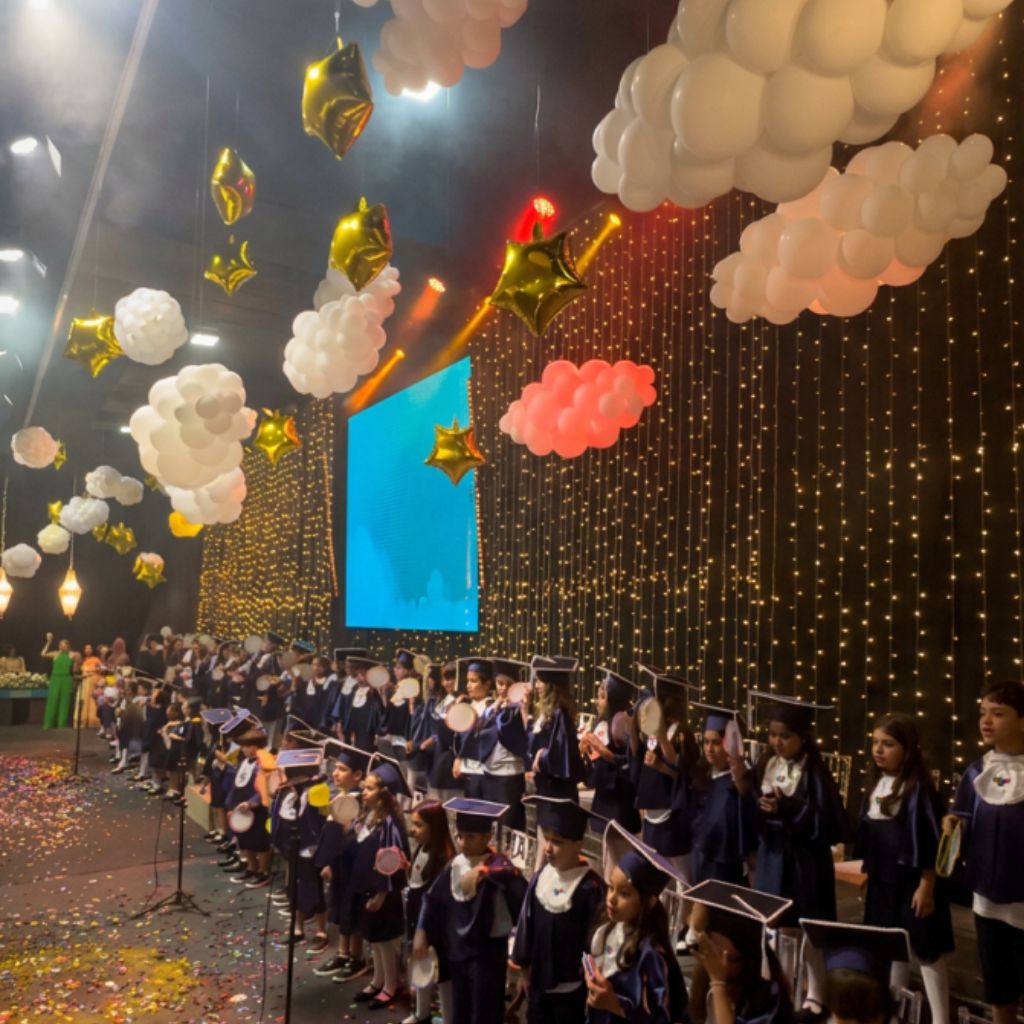Formatura Colégio Infantil Painel de LED 4x3 JV LIGHT